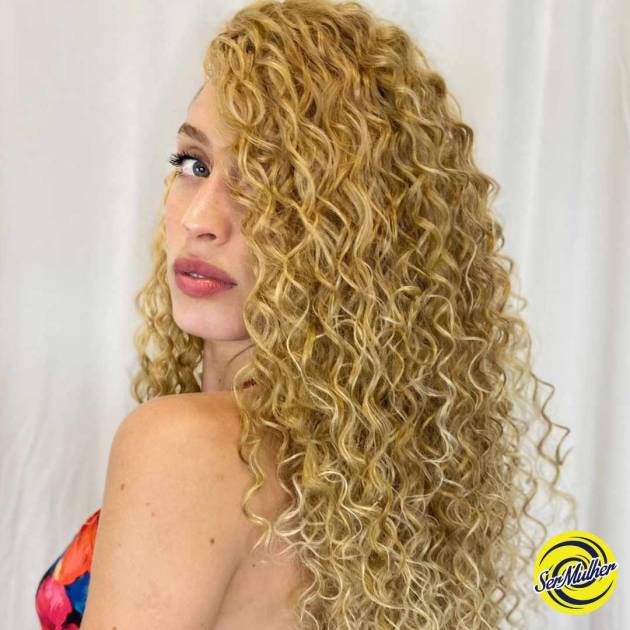JOY- Extensión de pelo rizado 60Cm para Crochet Braids 100% Aspecto Natural