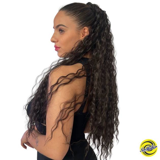 Extension Coda Di Cavallo CRISTEL con Laccio Capelli Ricci 70 cm