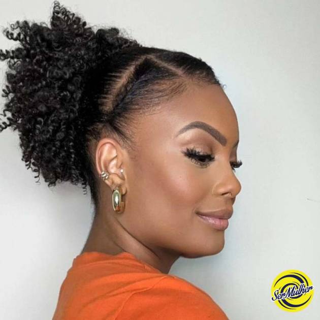 DIVINA- AFRO PUFF con Coulisse 10CM