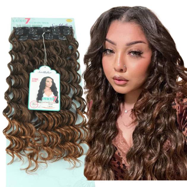IRENE- Extensiones con Clip cabello ondulado