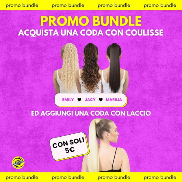 Promo Speciale: Coda Coulisse + Coda Laccio 5€