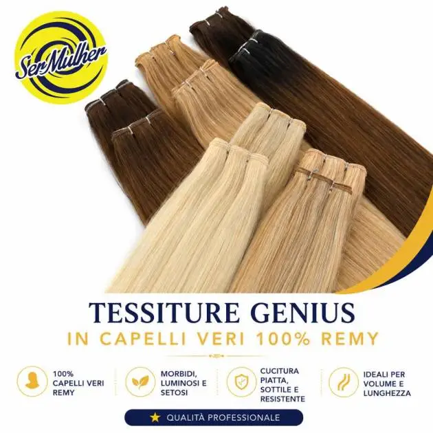 Extension a Tessitura Genius in Capelli Veri 100% Remy